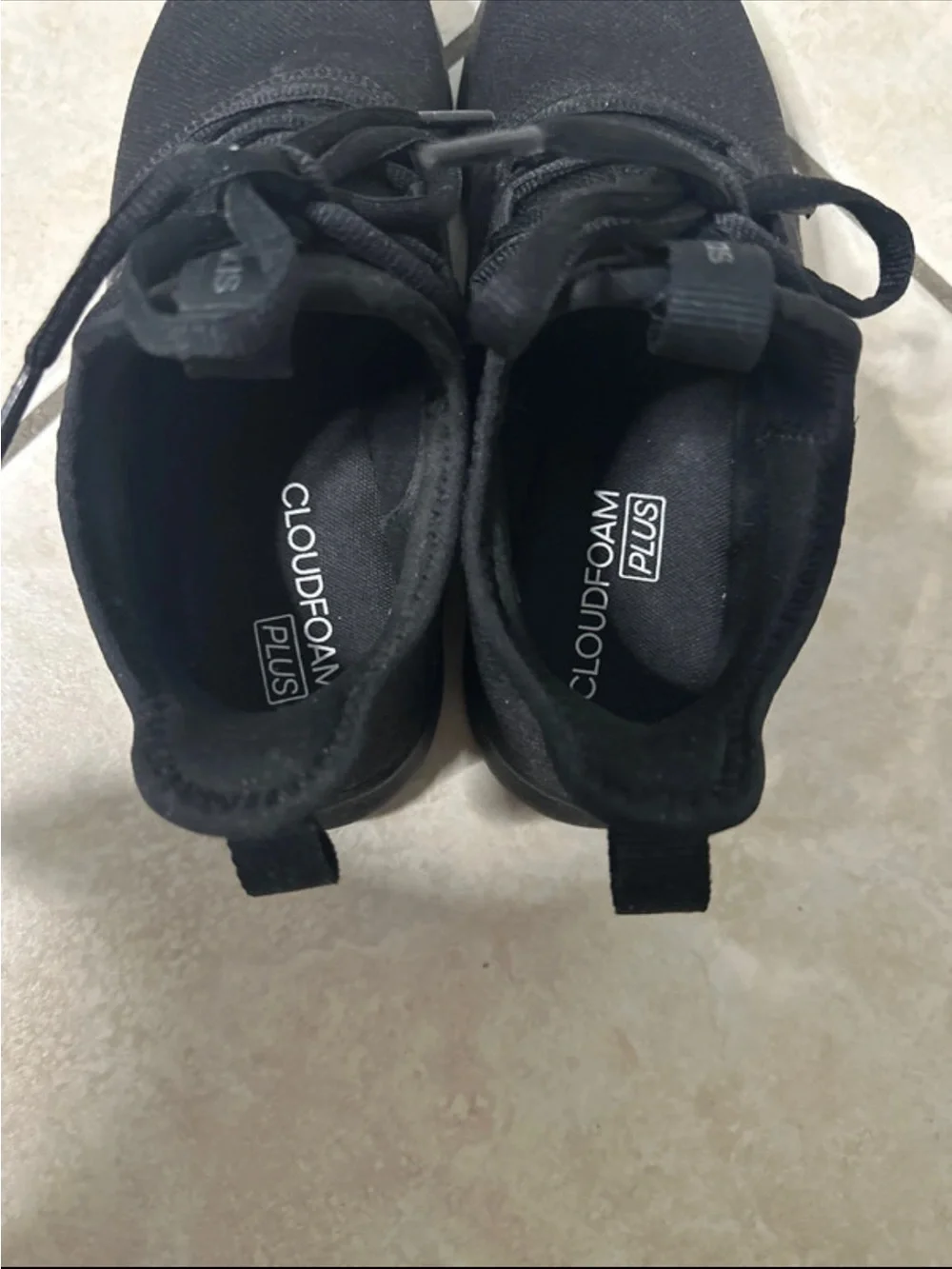 adidas Kids Black Low-Top Sneakers with Three Stripes